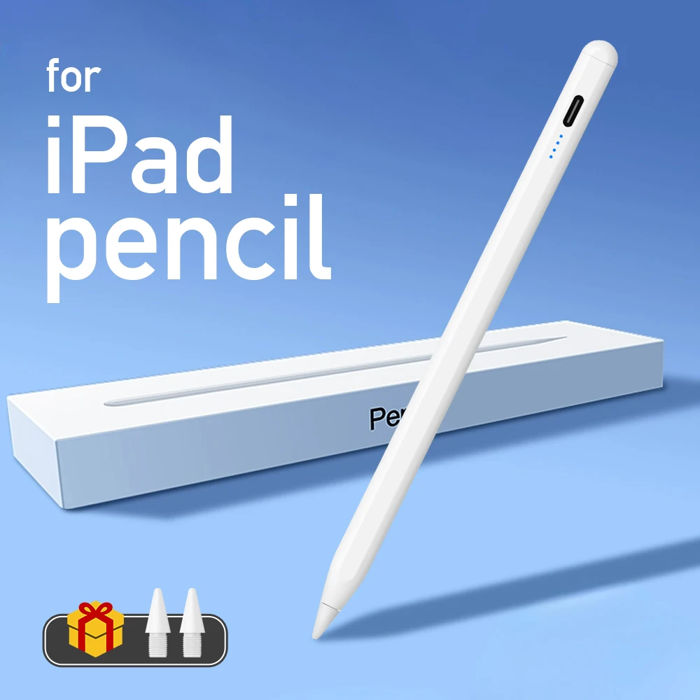 ✏️Stylus Pen For Apple Pencil with LED Power Indicators Palm Rejection Touch Pen For 2025 2022 2021 2020 2019 2018 iPad Pencil